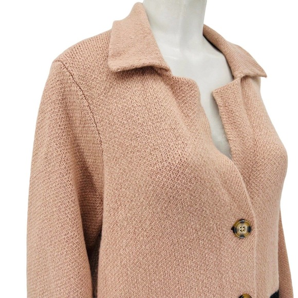 Torrid Women's Button Closure Pockets Long Black/Pink Sweater Size 2X - Picture 8 of 12